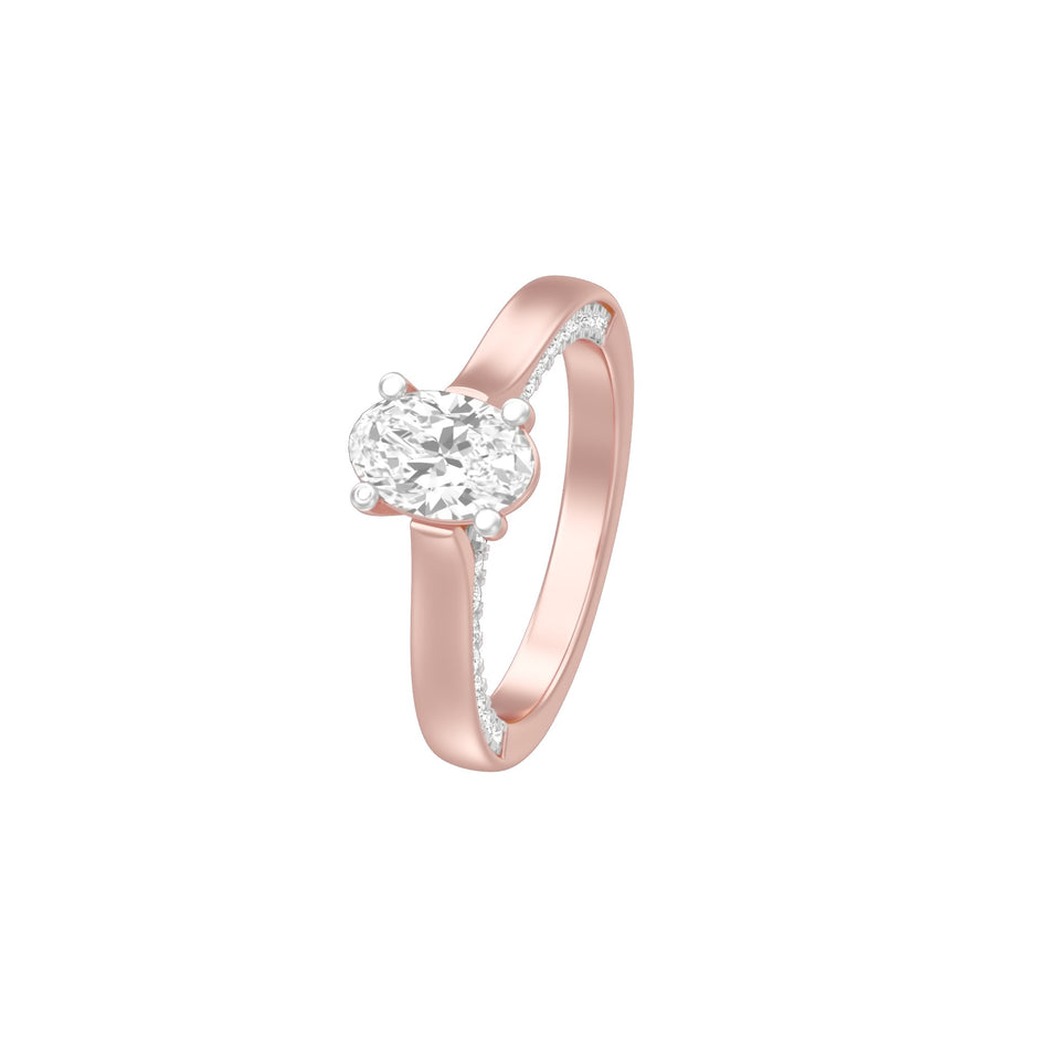 KI-LR00938-OV-100 18 KT / Rose Gold / 18