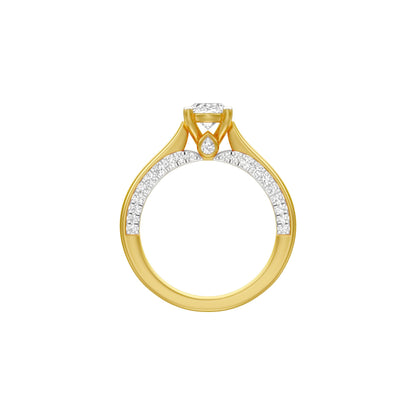 KI-LR00938-OV-100 18 KT / Yellow Gold / 18