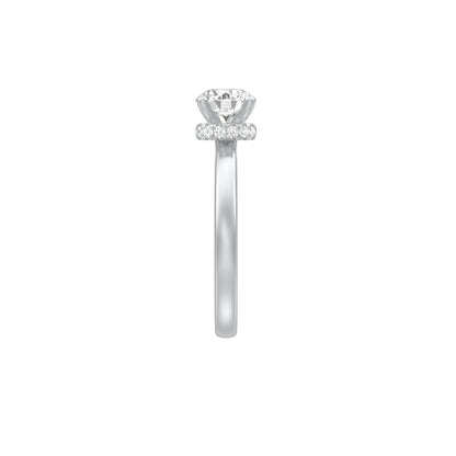 KI-LR01223-RB-100 18 KT / White Gold / 18