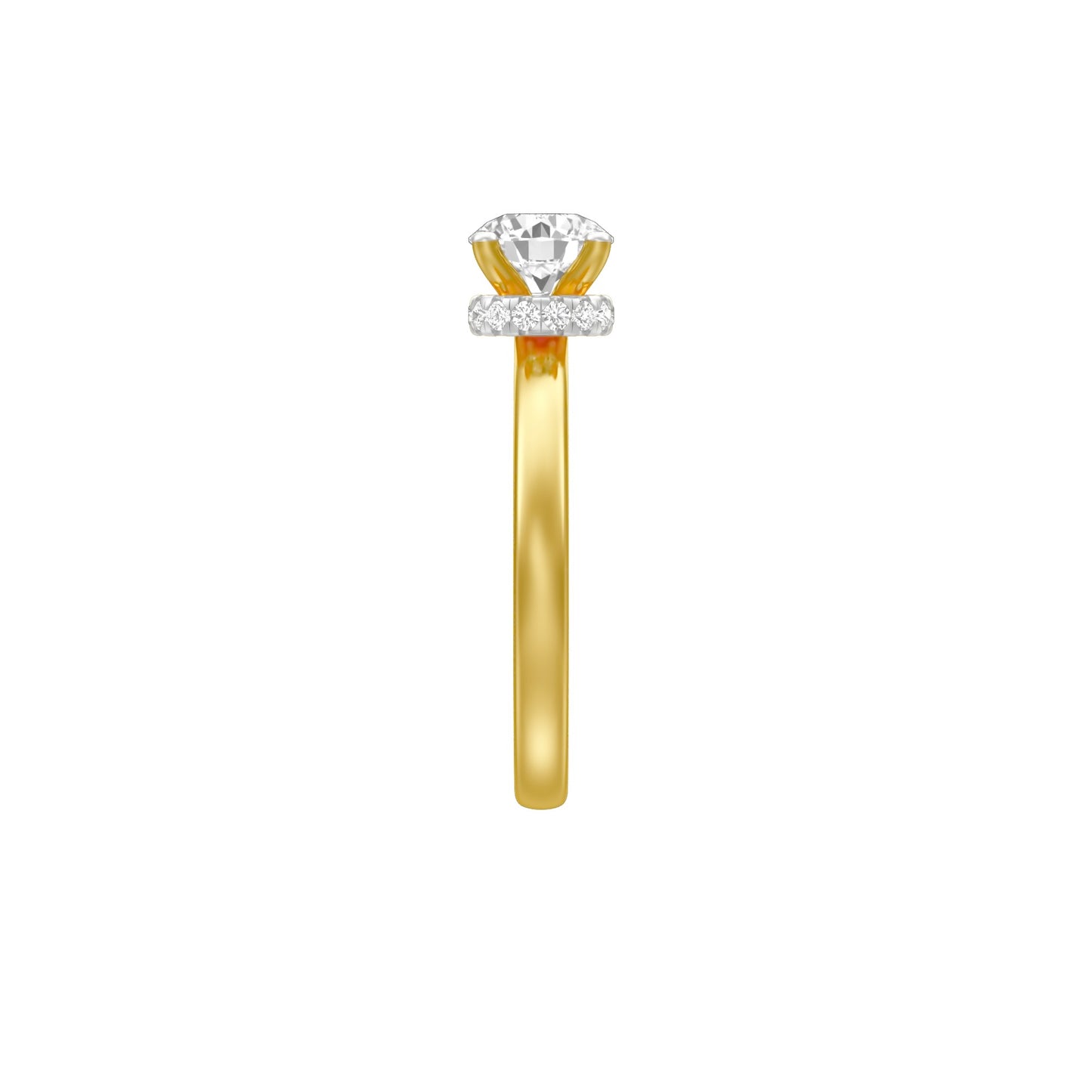 KI-LR01223-RB-100 18 KT / Yellow Gold / 18