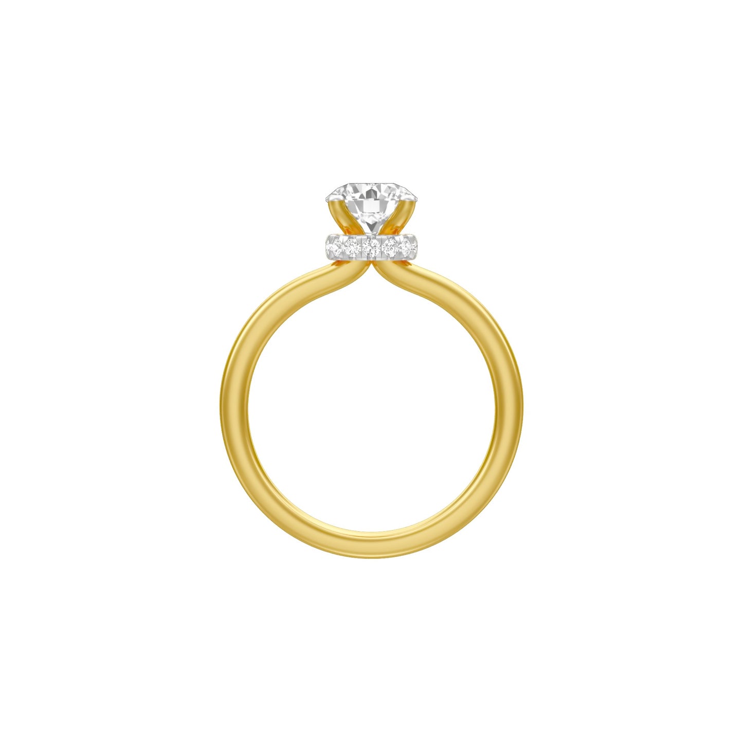 KI-LR01223-RB-100 18 KT / Yellow Gold / 18