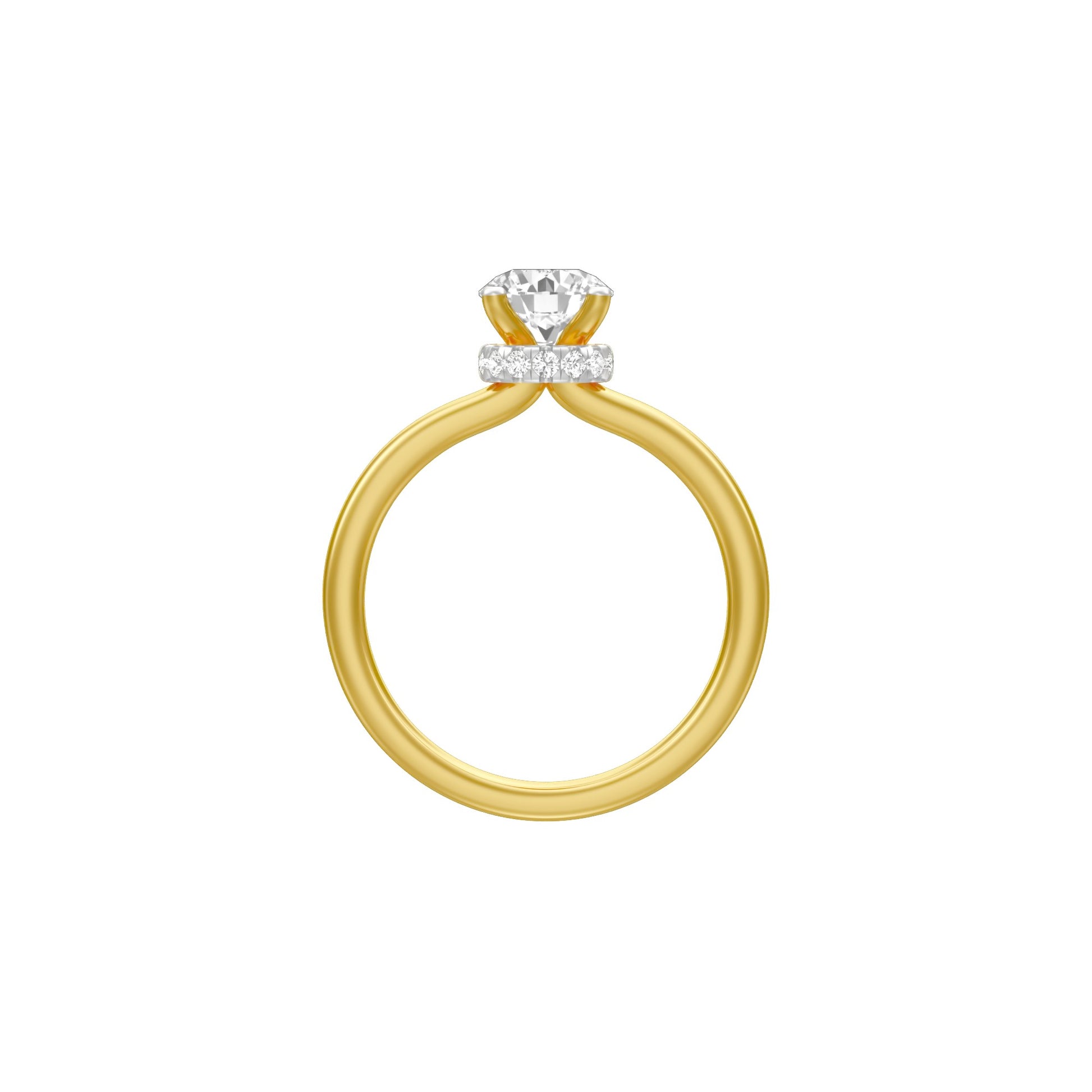 KI-LR01223-RB-100 18 KT / Yellow Gold / 18