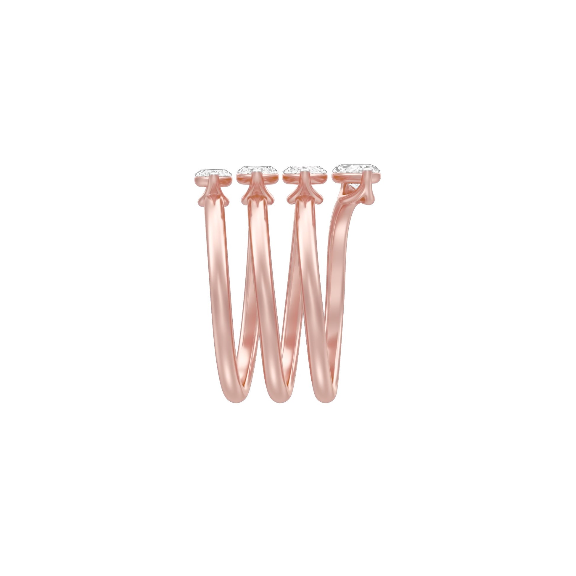 KI-LR01509 18 KT / Rose Gold / 18