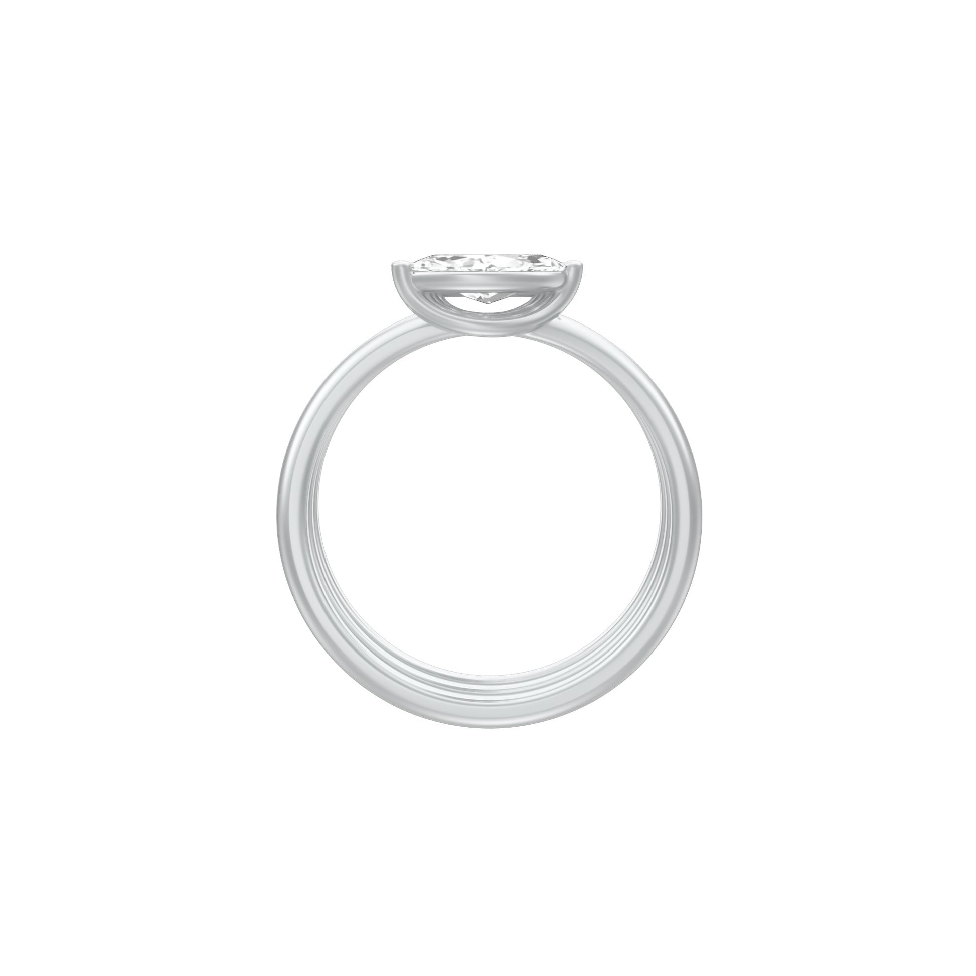 KI-LR01509 18 KT / White Gold / 18