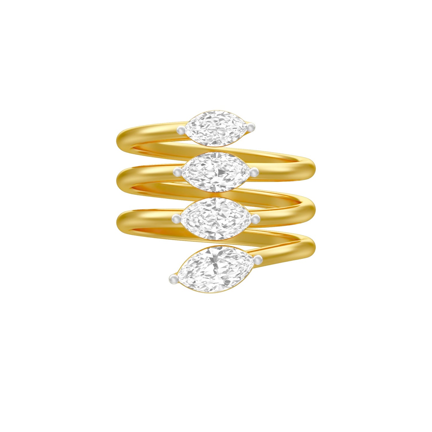 KI-LR01509 18 KT / Yellow Gold / 18