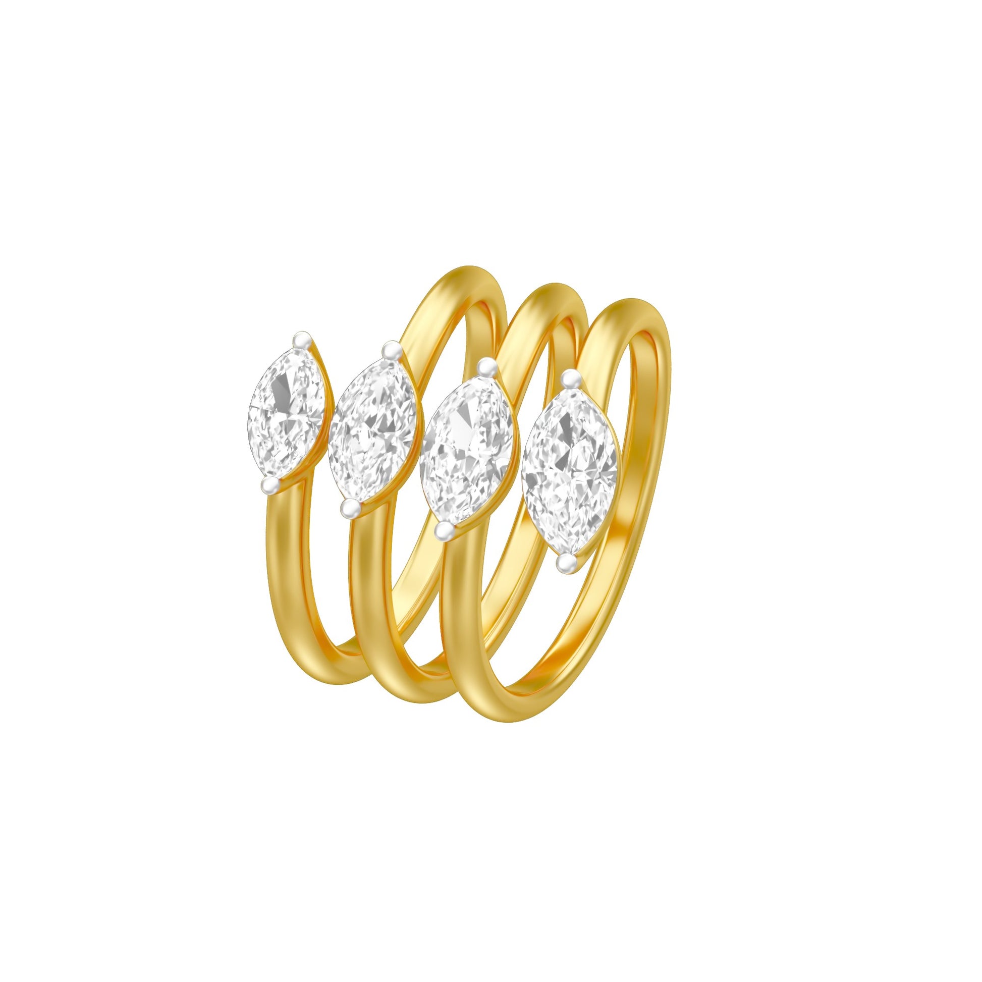 KI-LR01509 18 KT / Yellow Gold / 18
