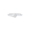 Starlight Embrace Round Diamond Ring 18 KT / White Gold / 13