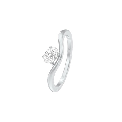KI-LR02128-OV-025 18 KT / White Gold / 24