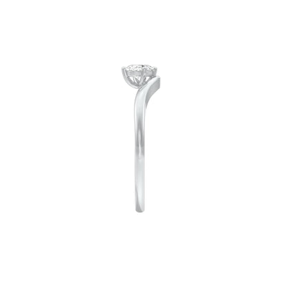 KI-LR02128-OV-025 18 KT / White Gold / 24