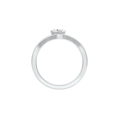KI-LR02128-OV-025 18 KT / White Gold / 24