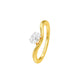 KI-LR02128-OV-025 18 KT / Yellow Gold / 24