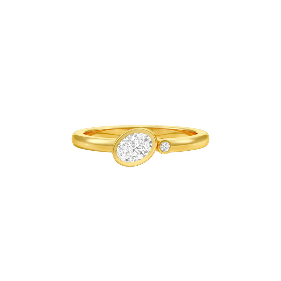 KI-LR02129-OV-025 18 KT / Yellow Gold / 24