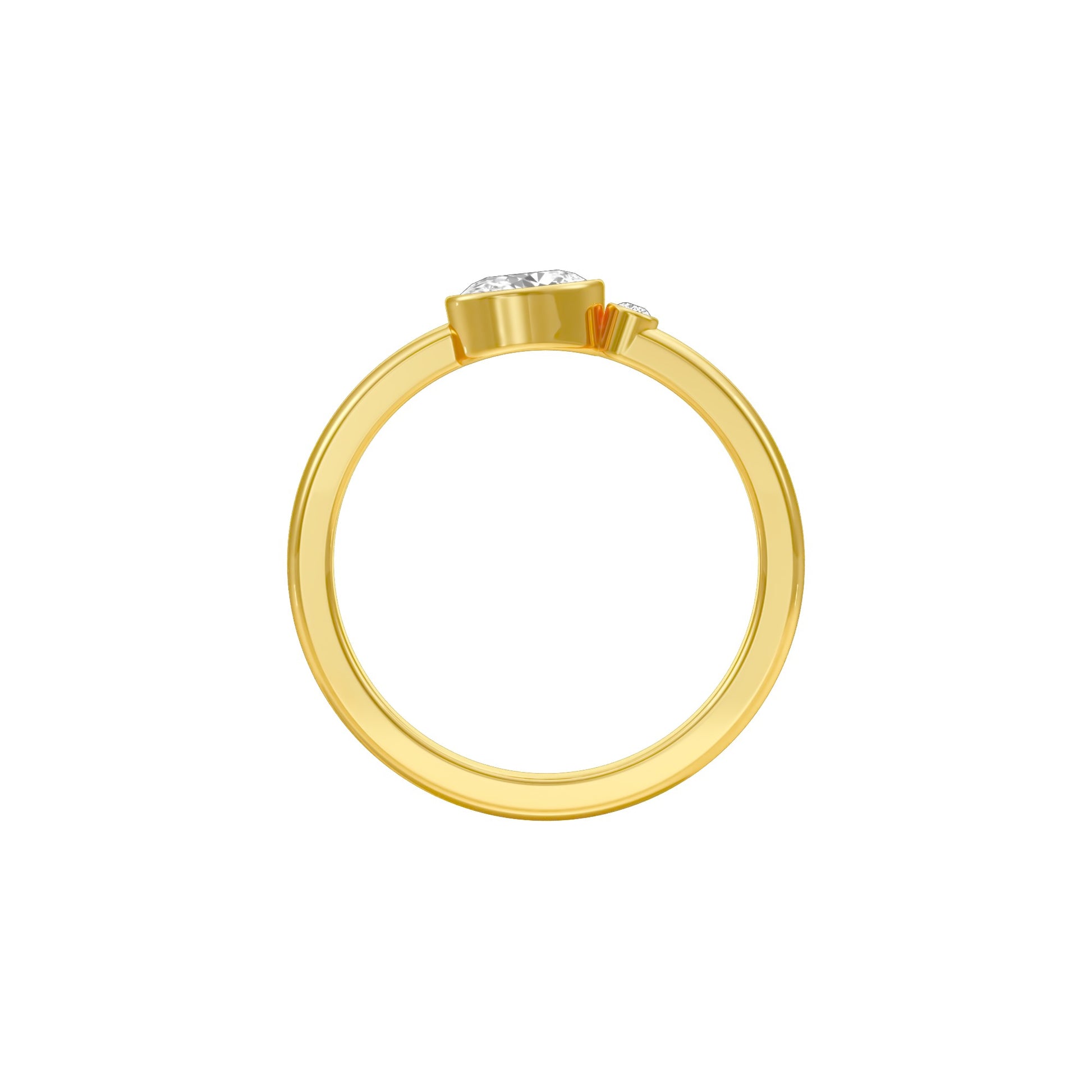 KI-LR02129-OV-025 18 KT / Yellow Gold / 24