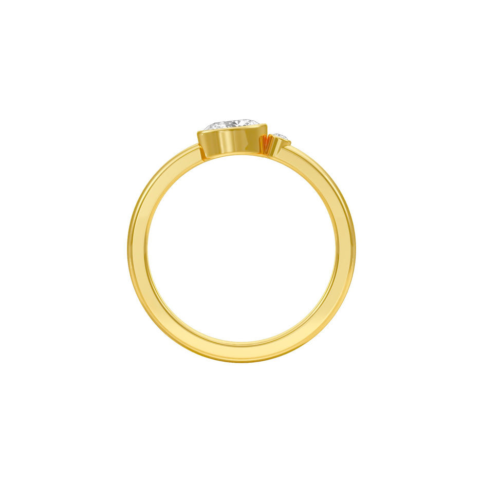 KI-LR02129-OV-025 18 KT / Yellow Gold / 24