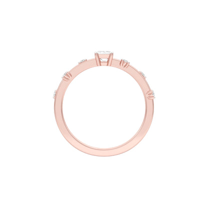 The Side Eye Sparkler Diamond Ring 18 KT / Rose Gold / 13
