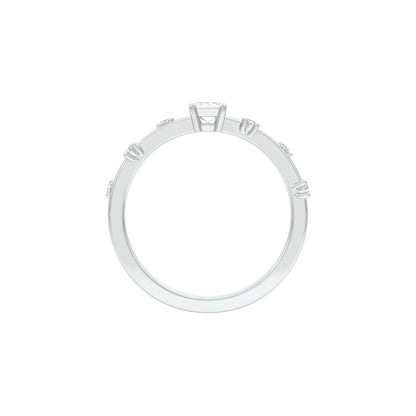 The Side Eye Sparkler Diamond Ring 18 KT / White Gold / 13