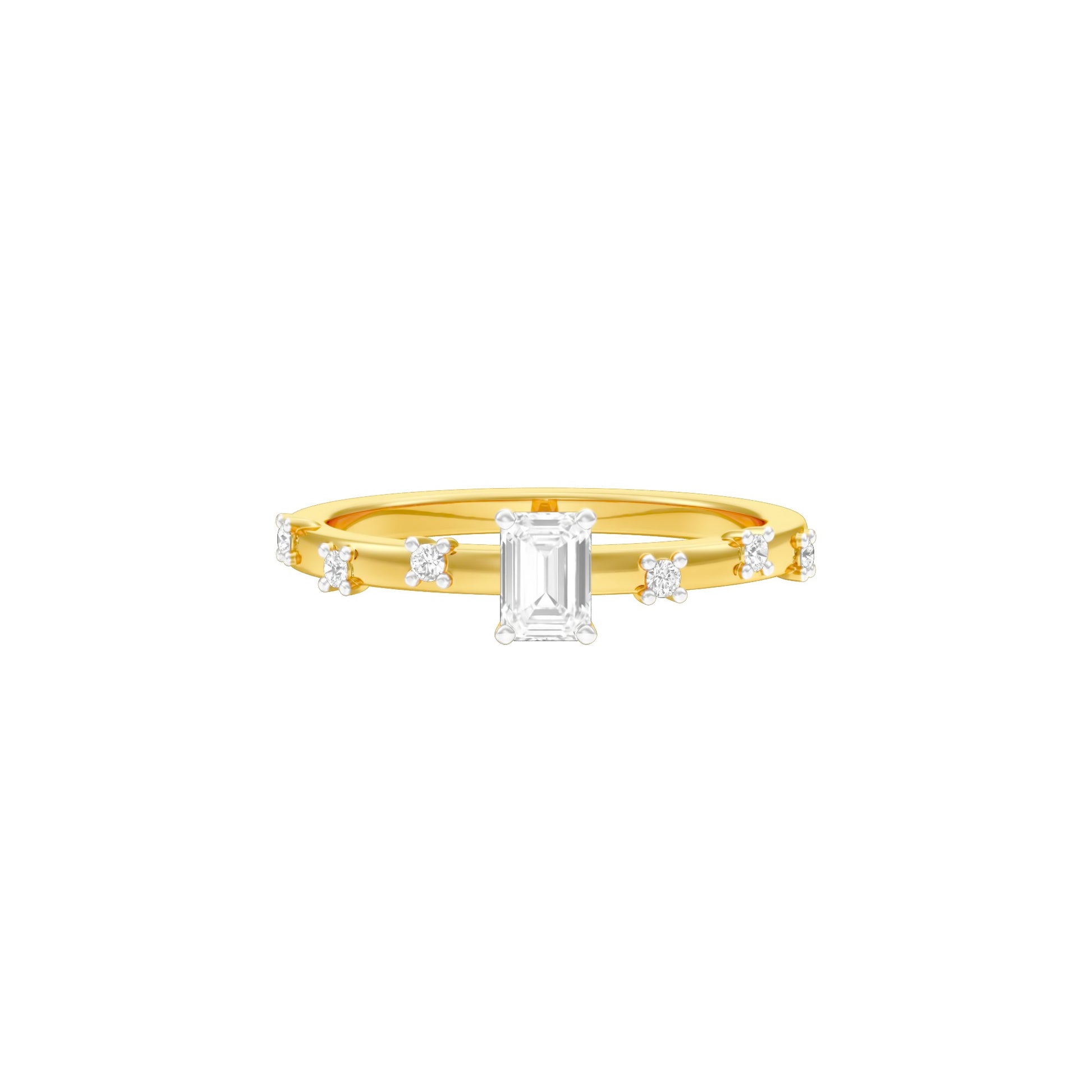 The Side Eye Sparkler Diamond Ring 18 KT / Yellow Gold / 13