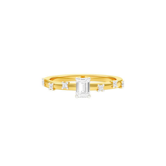 The Side Eye Sparkler Diamond Ring 18 KT / Yellow Gold / 13
