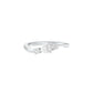 Glazed Bezel Pear Diamond Ring 18 KT / White Gold / 13