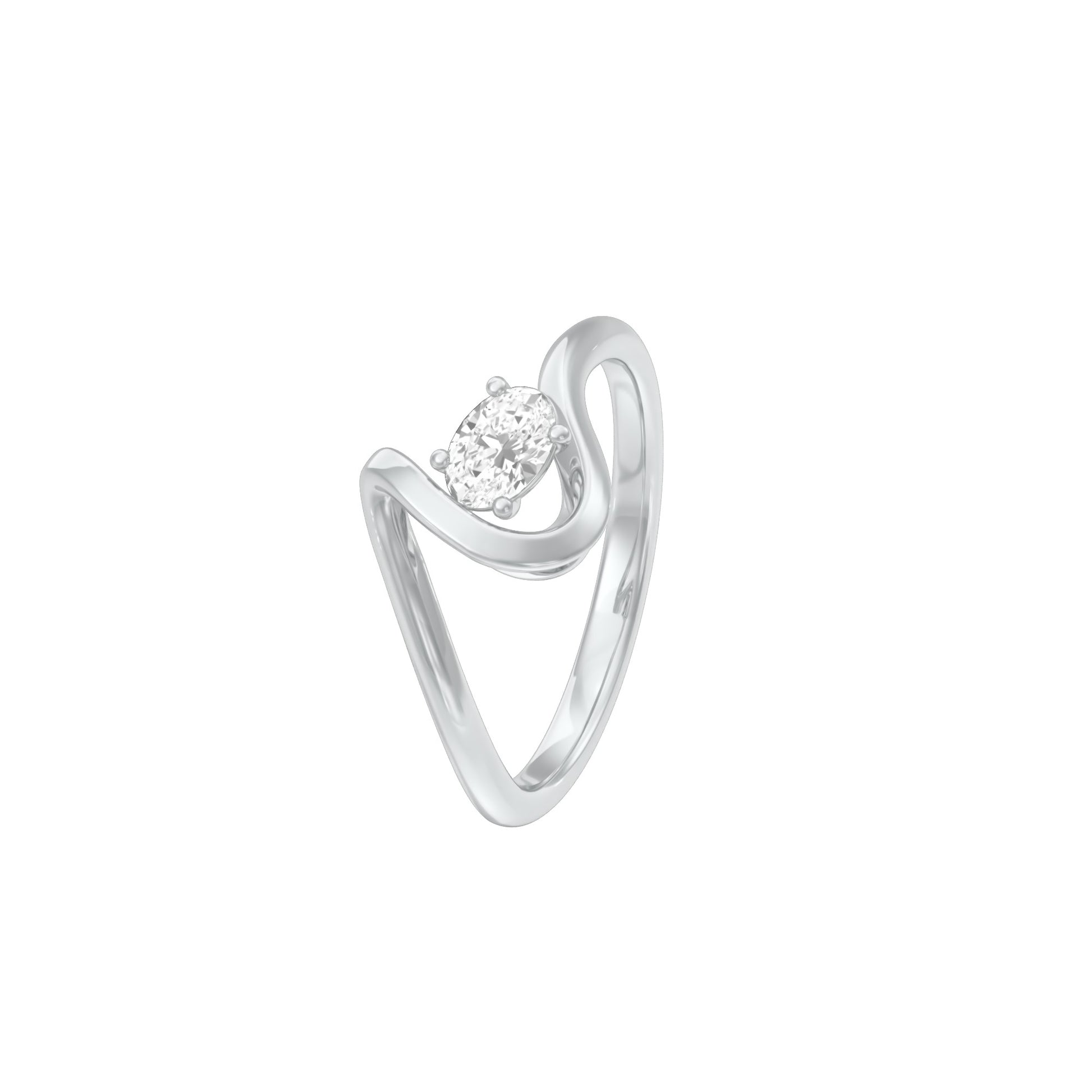 KI-LR02136-OV-025 18 KT / White Gold / 24