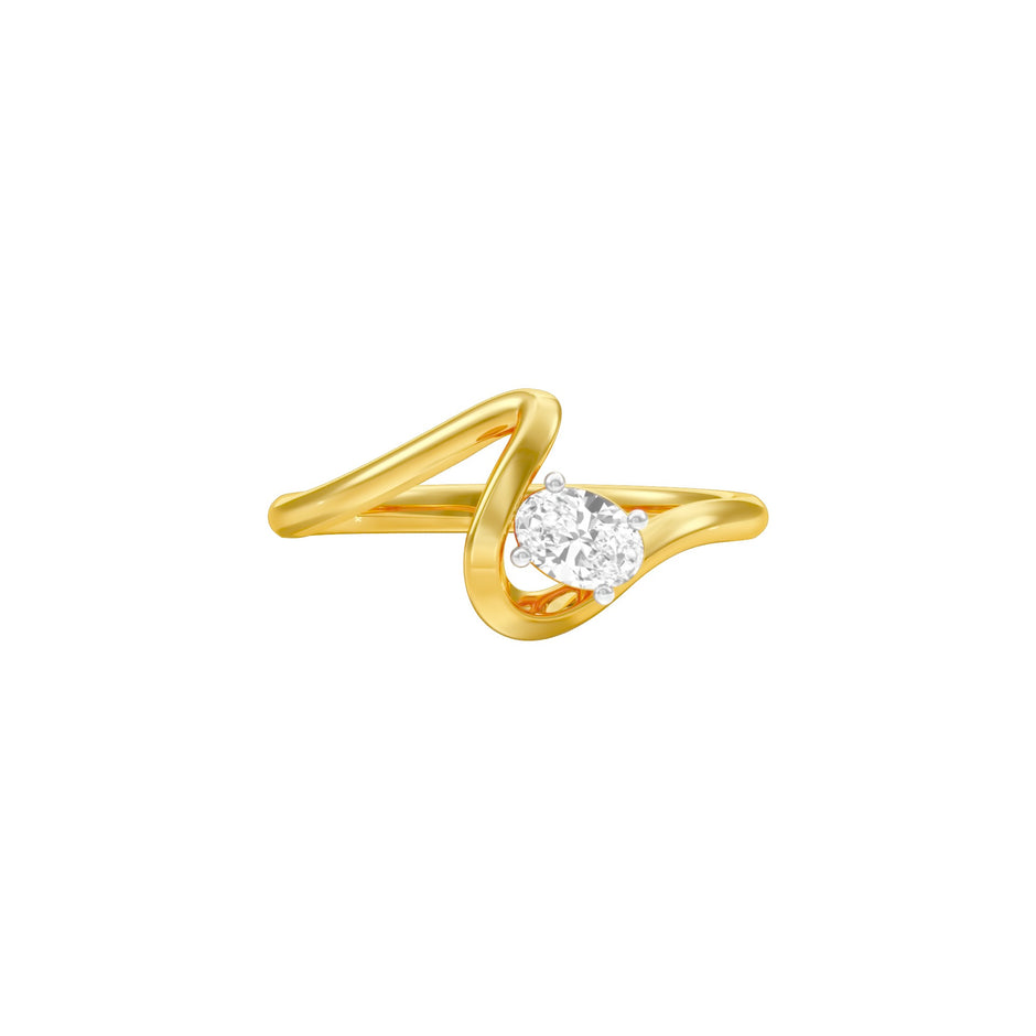 KI-LR02136-OV-025 18 KT / Yellow Gold / 24
