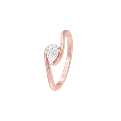 Main Squeeze Pear Diamond Ring