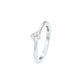 Lowkey Diva Round Diamond Ring 18 KT / White Gold / 13