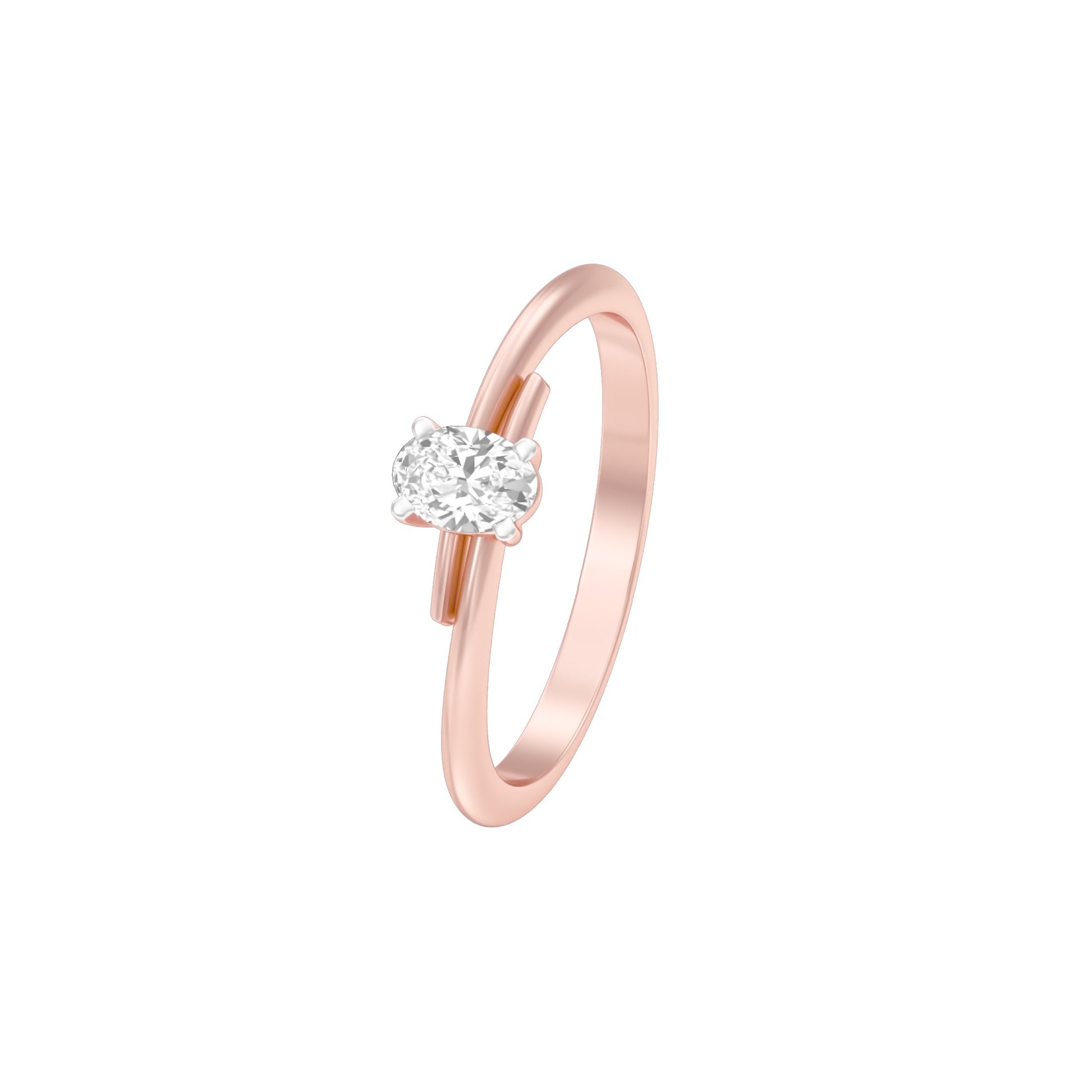 The Standing Ovation Diamond Ring 18 KT / Rose Gold / 13