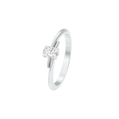 The Standing Ovation Diamond Ring 18 KT / White Gold / 13