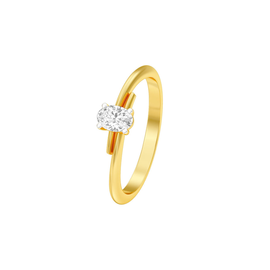 The Standing Ovation Diamond Ring 18 KT / Yellow Gold / 13