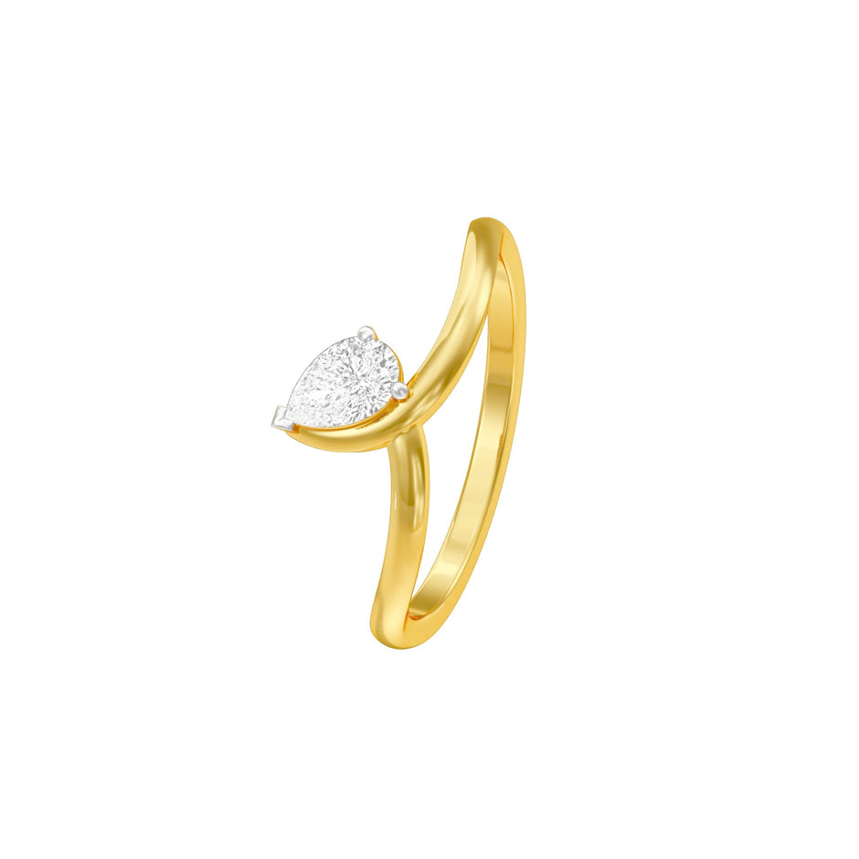 KI-LR02141-PE-025 18 KT / Yellow Gold / 24