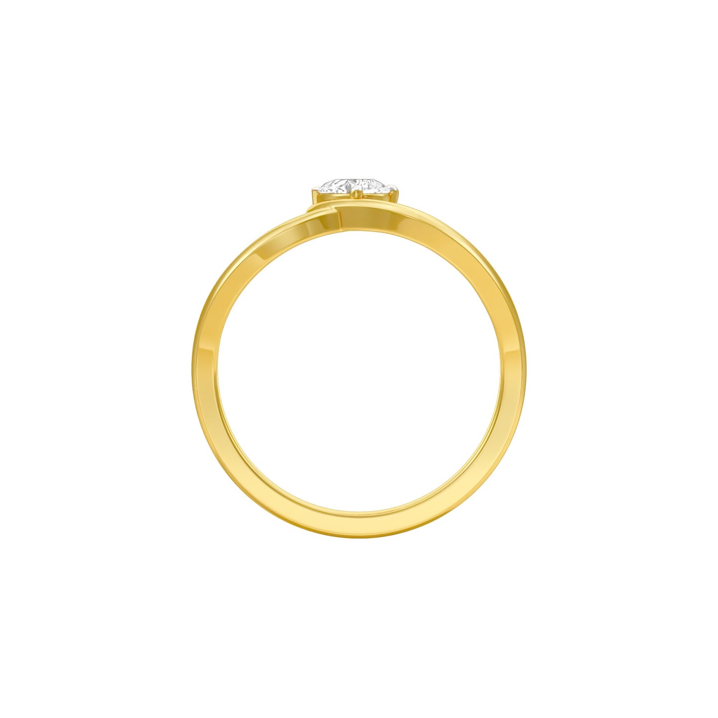 KI-LR02141-PE-025 18 KT / Yellow Gold / 24