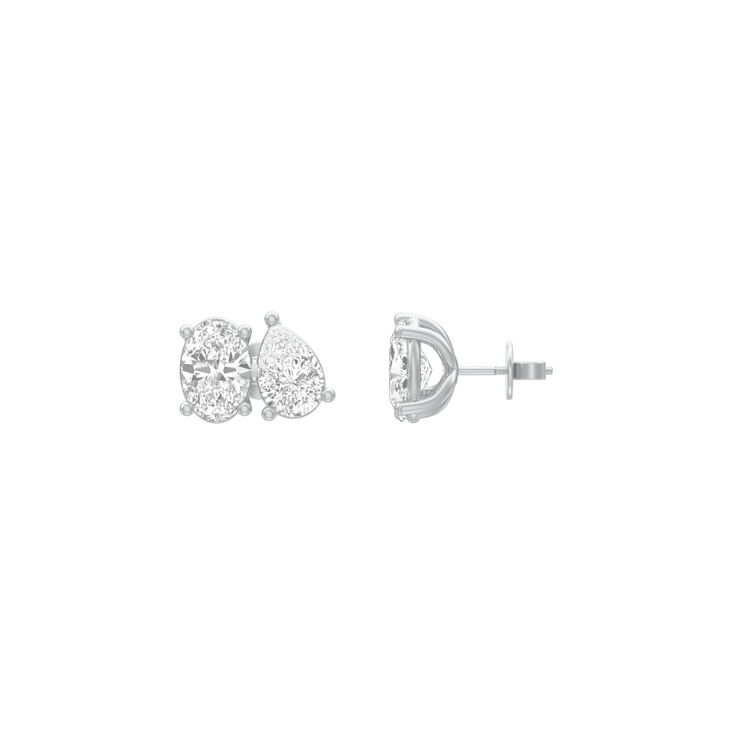 KI-PD00017-E 18 KT / White Gold