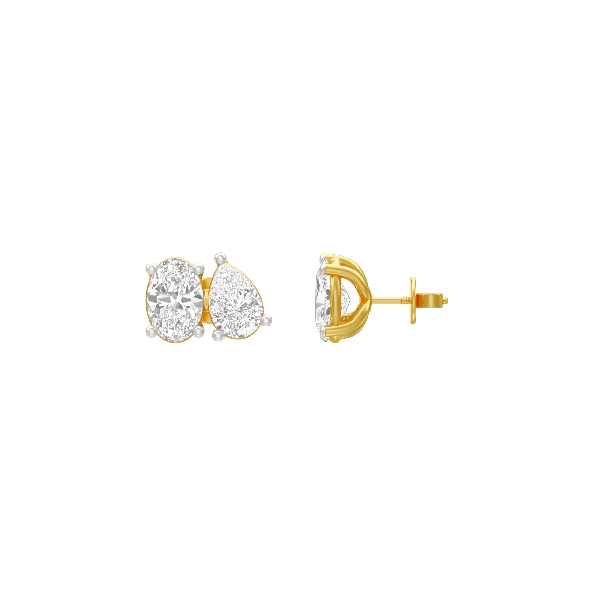 KI-PD00017-E 18 KT / Yellow Gold