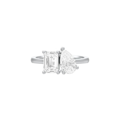 KI-PD00018-R 18 KT / White Gold / 18