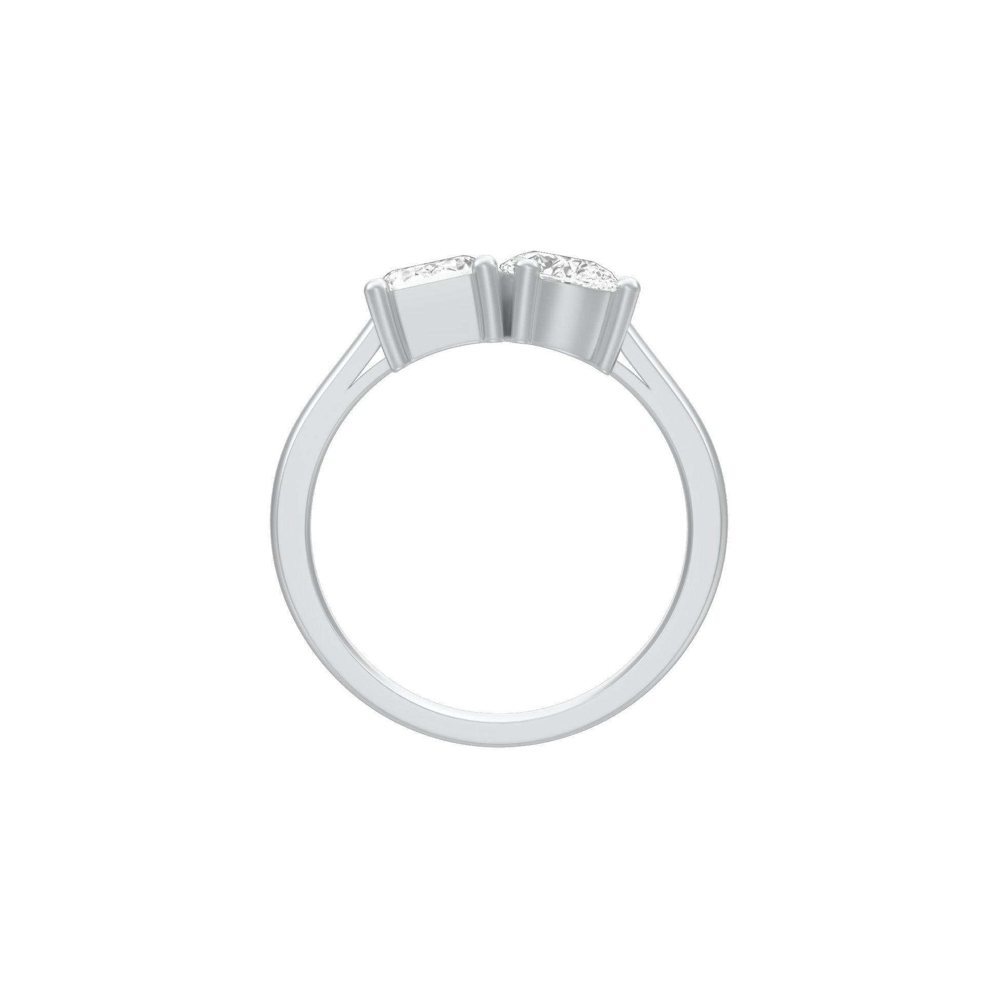 KI-PD00018-R 18 KT / White Gold / 18