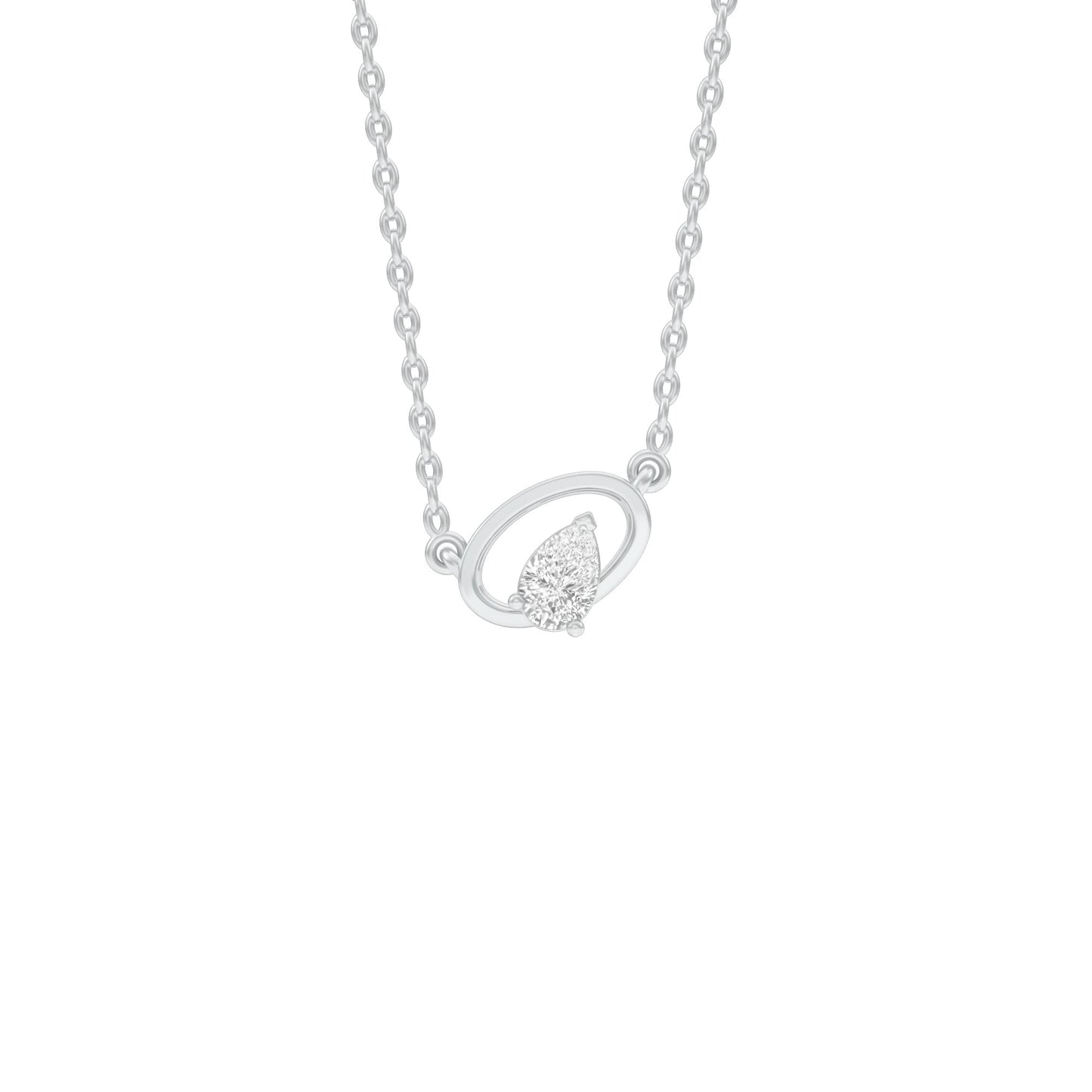 KI-PD00497-PE-025 18 KT / White Gold