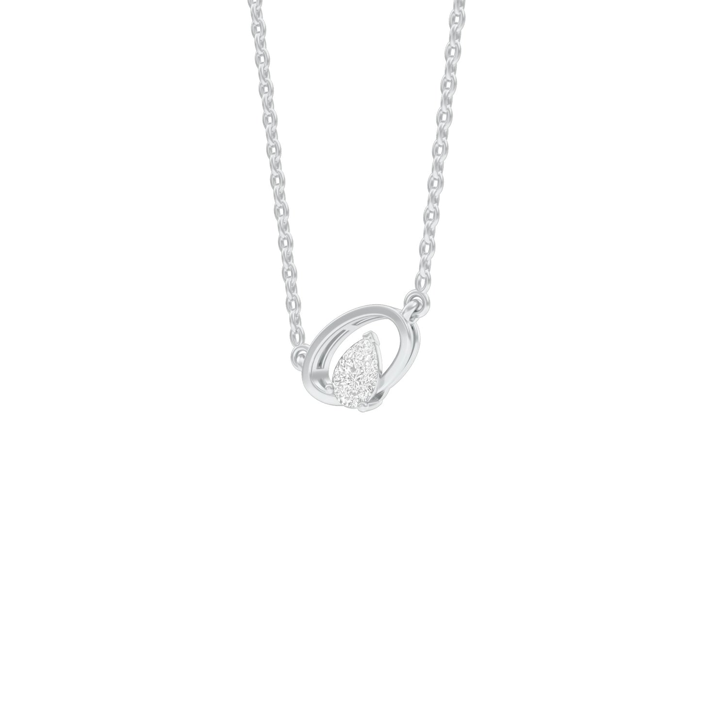 KI-PD00497-PE-025 18 KT / White Gold