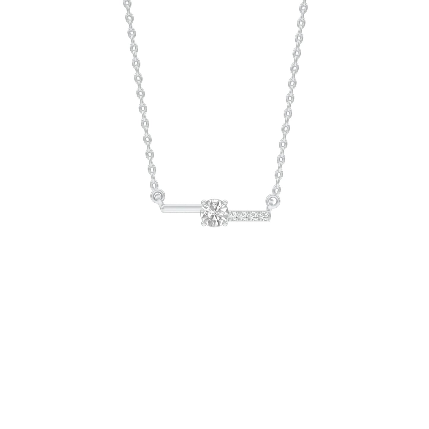 KI-PD00498-RB-025 18 KT / White Gold