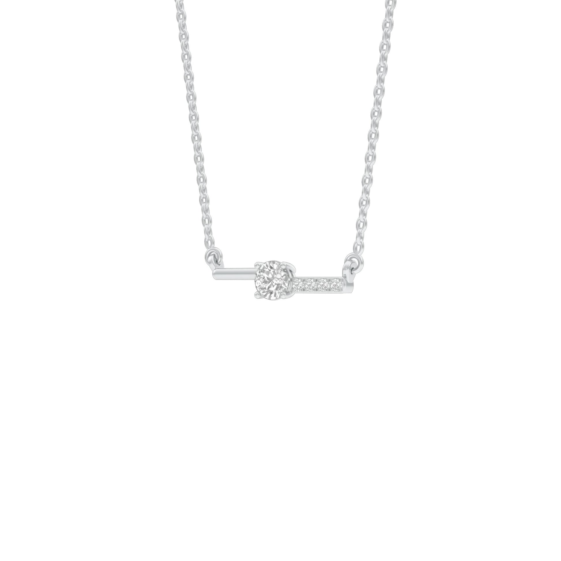 KI-PD00498-RB-025 18 KT / White Gold