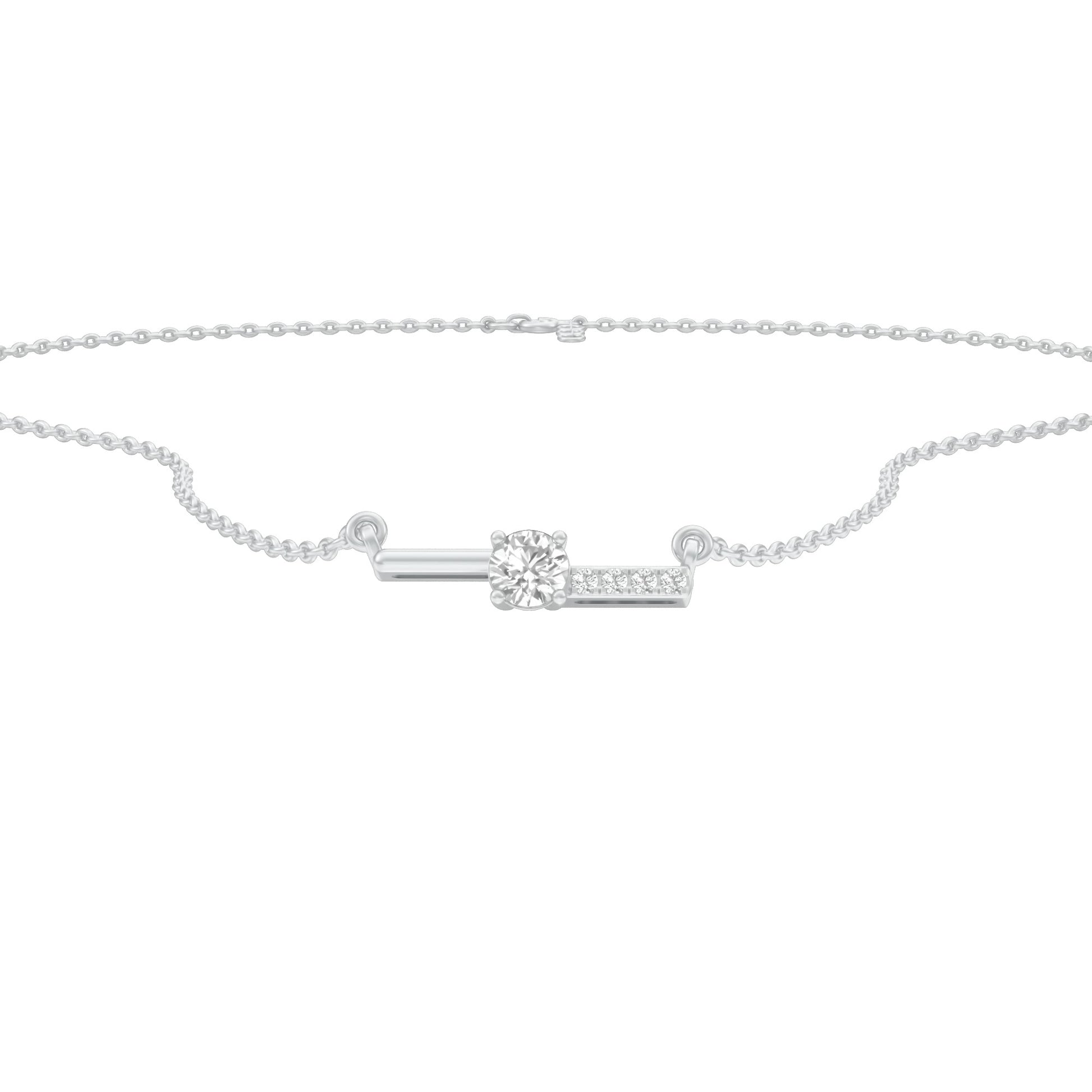 KI-PD00498-RB-025 18 KT / White Gold