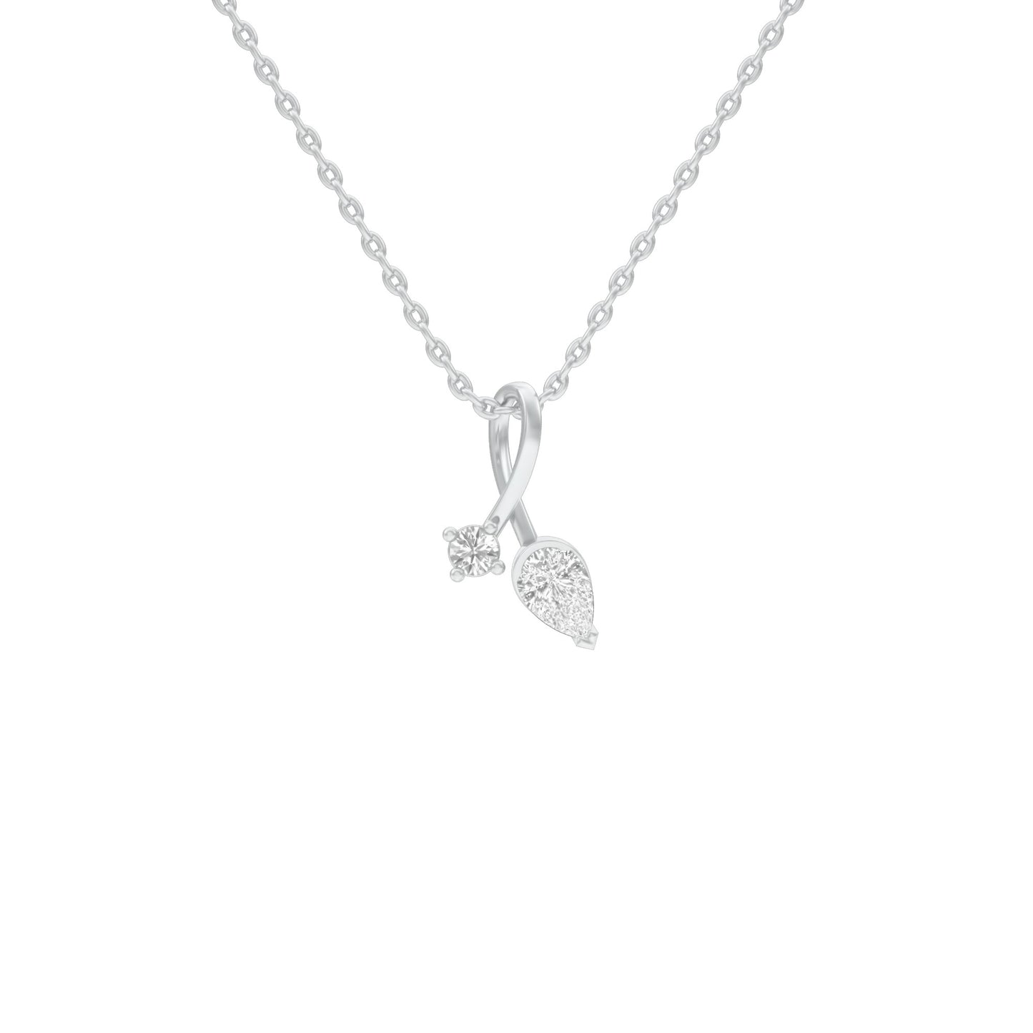 KI-PD00499-PE-025 18 KT / White Gold