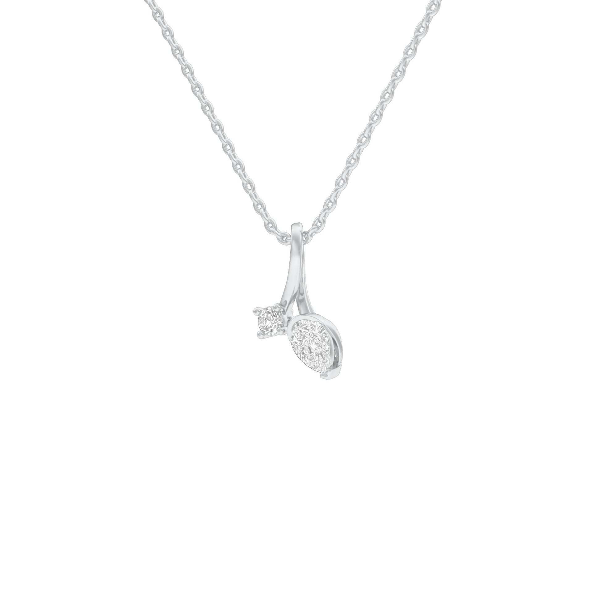 KI-PD00499-PE-025 18 KT / White Gold