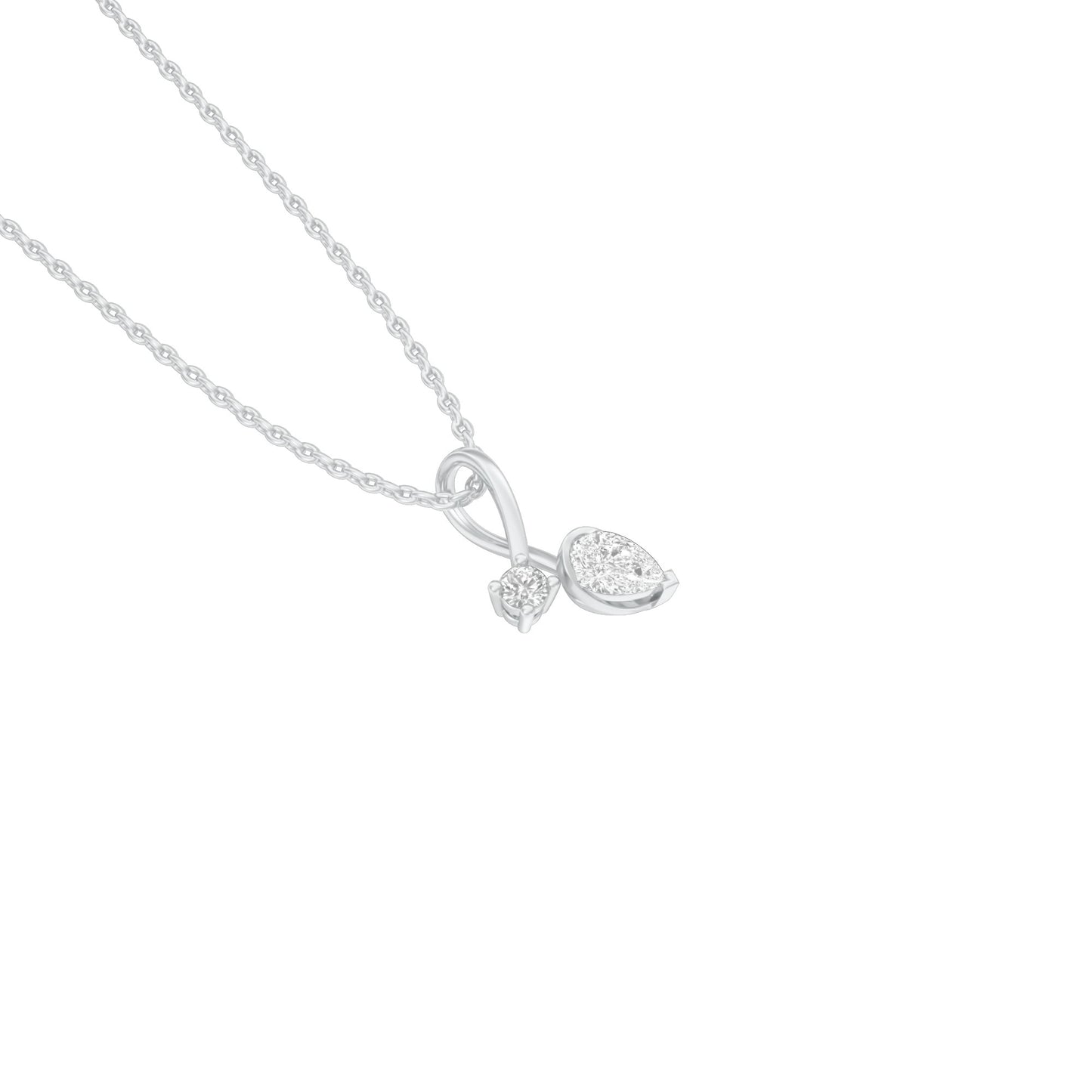 KI-PD00499-PE-025 18 KT / White Gold