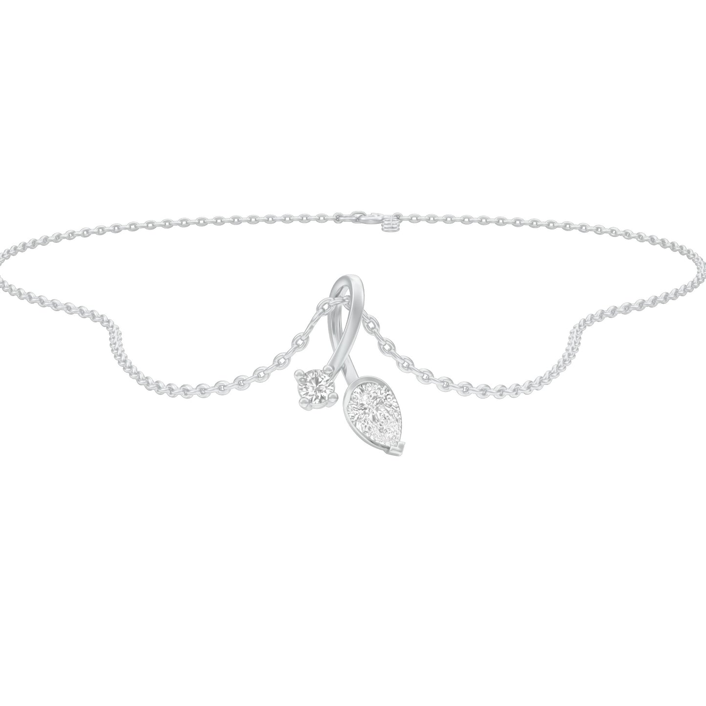 KI-PD00499-PE-025 18 KT / White Gold