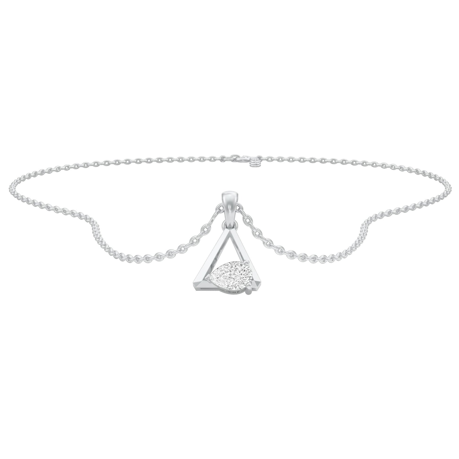 KI-PD00501-PE-025 18 KT / White Gold