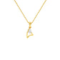 The  Pearlescent Shine Diamond Pendant 18 KT / Yellow Gold