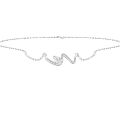 KI-PD00503-PE-025 18 KT / White Gold