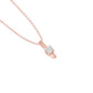 Pinpoint Glam Round Diamond Pendant 18 KT / Rose Gold