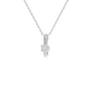 Pinpoint Glam Round Diamond Pendant 18 KT / White Gold